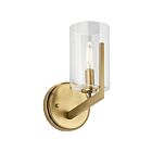 Applique murale Kichler Nye 52316BNB 1-lumière 60W laiton naturel brossé