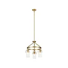 Lustre Kichler 52377NBR 3-lumières Laiton brossé
