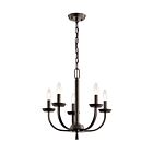 Lustre à 1 étage Kichler Kennewick 52385OZ 5-lumières 60W vieux bronze
