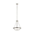 Suspendu inversé Kichler Ritson 52393NI 3-lumières 75W nickel brossé