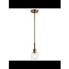 Mini suspendu Kichler Aivian 52399WBR 1-lumière 75W laiton patin̩