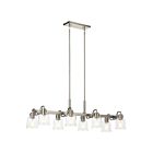 Lustre Kichler 52400NI 8-lumières Nickel texturé