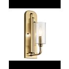 Applique murale Kichler Kimrose 52415BNB 1-lumière 60W laiton naturel brossé
