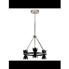 Lustre rond à LED Kichler Baland 52417BKLED 6-lumières noir