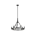 Chandelier Kichler Emmala 52420BK 6-lumières 360W Noir