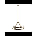 Lustre rond Kichler Emmala 52421BNB 10-lumières 60W laiton naturel brossé