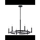 Lustre rond Kichler Tolani 52427BK 6-lumières 60W noir