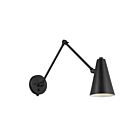 Applique murale Kichler Sylvia 52486BKB 1-lumière 13W Noir