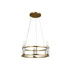 Lustre Kichler 52493BNB 3-lumières 180W Laiton naturel brossé
