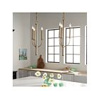 Suspendu Kichler 52496BNB 3-Lumières 180W Laiton naturel brossé