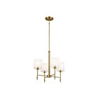 Lustre Kichler 52504BNB 4-lumières 160W Laiton naturel brossé