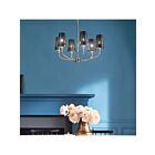 Lustre à 1 étage Kichler 52508CLP 6-Lumières 360W Étain classique