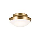 Plafonnier Kichler 52544BNB 2-lumières 120W Laiton naturel brossé