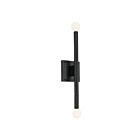 Applique murale Kichler 52556BK 2-lumières 120W Noir