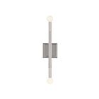 Applique murale Kichler 52556PN 2-lumières 120W Nickel poli