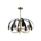 Lustre Kichler 52572CPZ 5-lumières 300W Bronze Champagne
