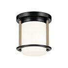Plafonnier Kichler 52596BKCPZ 1-lumière 60W Noir