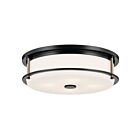 Plafonnier Kichler 52597BKCPZ 4-lumières 52W Noir