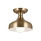 Plafonnier semi-encastré Kichler 52599CPZ 1-lumière 60W Bronze Champagne