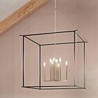 Kichler 52629PN Eisley 8-Lumières 480W Nickel poli et noir Suspendu