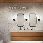 Kichler Aviv 52653PN 1-Lumière Nickel poli Applique murale