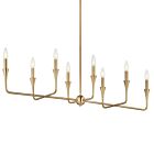 Kichler 52693CPZ Alvaro 8-Lumières 480W Champagne Bronze Lustre