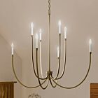 Kichler 52699CPZ Malene 8-Lumières 480W Bronze Champagne Lustre