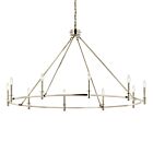 Kichler 52707PN Carrick 10-Lumières 600W Noir Lustre