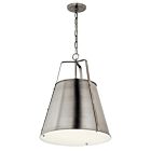 Kichler 52711CLP Etcher 2-Lumières 150W Étain classique Suspendu