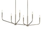 Kichler 52721NI Madden 6-Lumières 360W Nickel brossé Lustre