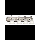 Luminaire de vanité Kichler 5338NIS 4-lumières 100W nickel brossé
