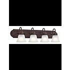 Luminaire de vanité Kichler 5338TZS 4-lumières 100W bronze tannery