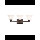 Luminaire de vanité à LED Kichler Langford 5390OZL18 3-lumières 10W vieux bronze