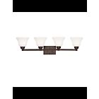 Luminaire de vanité à LED Kichler Langford 5391OZL18 4-lumières 10W vieux bronze