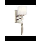 Applique murale Kichler Marette 55000NI 1-lumière 75W nickel brossé