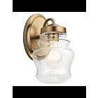 Applique murale Kichler Janiel 55037CLZ 1-lumière 75W bronze classique