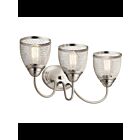 Luminaire de vanité Kichler Voclain 55043NI 3-lumières 75W nickel brossé