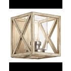 Luminaire de vanité Kichler Moorgate 55063DAW 1-lumière 75W blanc antique