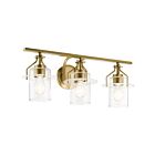 Applique murale Kichler 55079NBR 3-lumières Laiton brossé