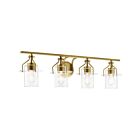 Applique murale Kichler 55080NBR 4-lumières Laiton brossé