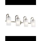 Luminaire de vanité Kichler Kennewick 55088NI 4-lumières 75W nickel brossé