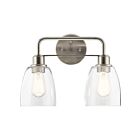 Applique murale Kichler 55101NI 2-lumières Nickel texturé