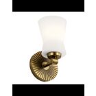 Luminaire de vanité Kichler Brianne 55115BNB 1-lumière 75W laiton naturel brossé