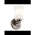 Luminaire de vanité Kichler Brianne 55115CLP 1-lumière 75W étain classique