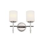 Luminaire de vanité Kichler 55141PN 2.-lumières 150W Nickel poli
