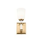 Applique murale Kichler 55145BNB 1-lumière 75W Laiton naturel brossé