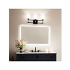 Luminaire de vanité Kichler 55147BK 3-Lumières 225W Noir