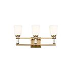 Luminaire de vanité Kichler 55147BNB 3.-lumières 225W Laiton naturel brossé