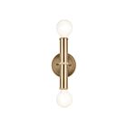 Applique murale Kichler 55159CPZ 2-lumières 120W Champagne Bronze