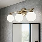 Kichler 55172CPZ Benno 3-Lumières 15W Champagne Bronze Lumière de Vanité
